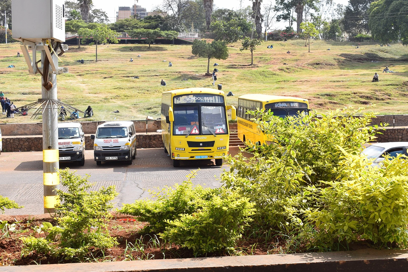 Uhuru Park and Nairobi city view